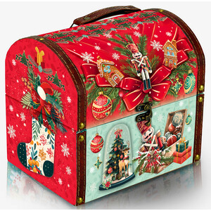 Перейти на страницу товара Сундук Щелкунчик (+игрушка на ёлку) 900 гр.