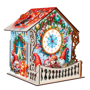 Домик с часами 900 гр.